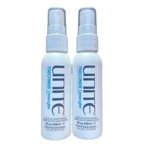 UNITE Hair 7 Seconds Detangler & Leave In Conditioner 2oz/59ml LOT of 2